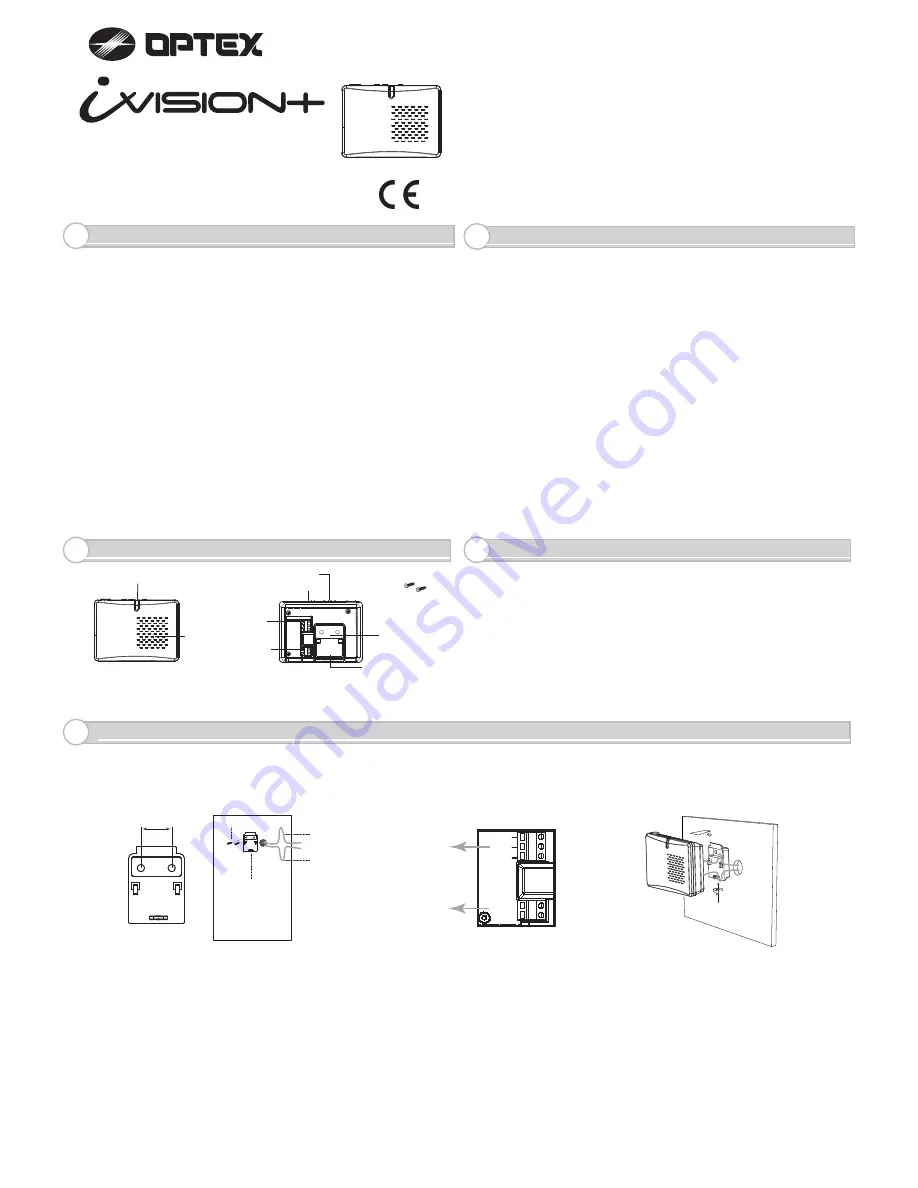 Optex iVISION+ IVP-GU Скачать руководство пользователя страница 1