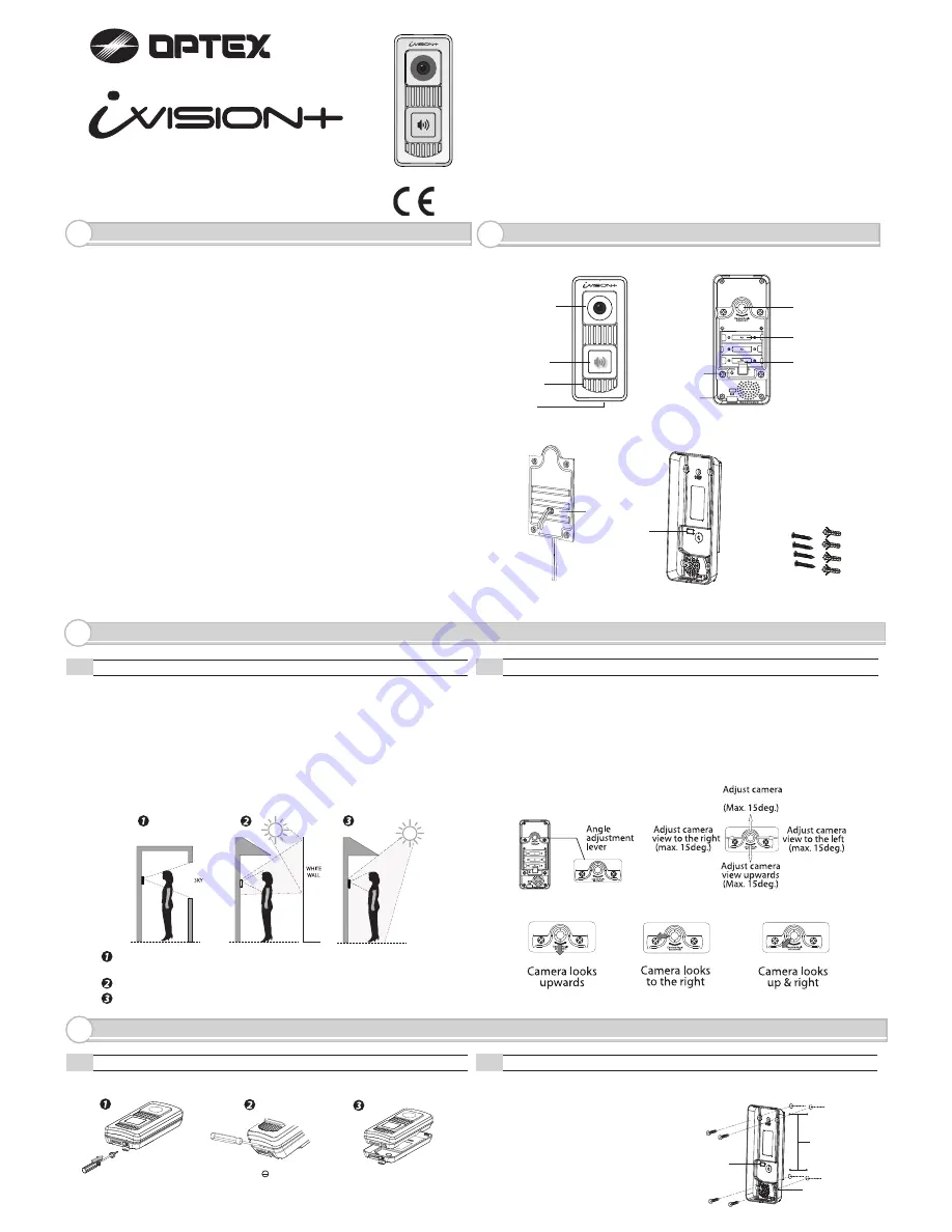 Optex IVP-DU Installation Instructions Download Page 1