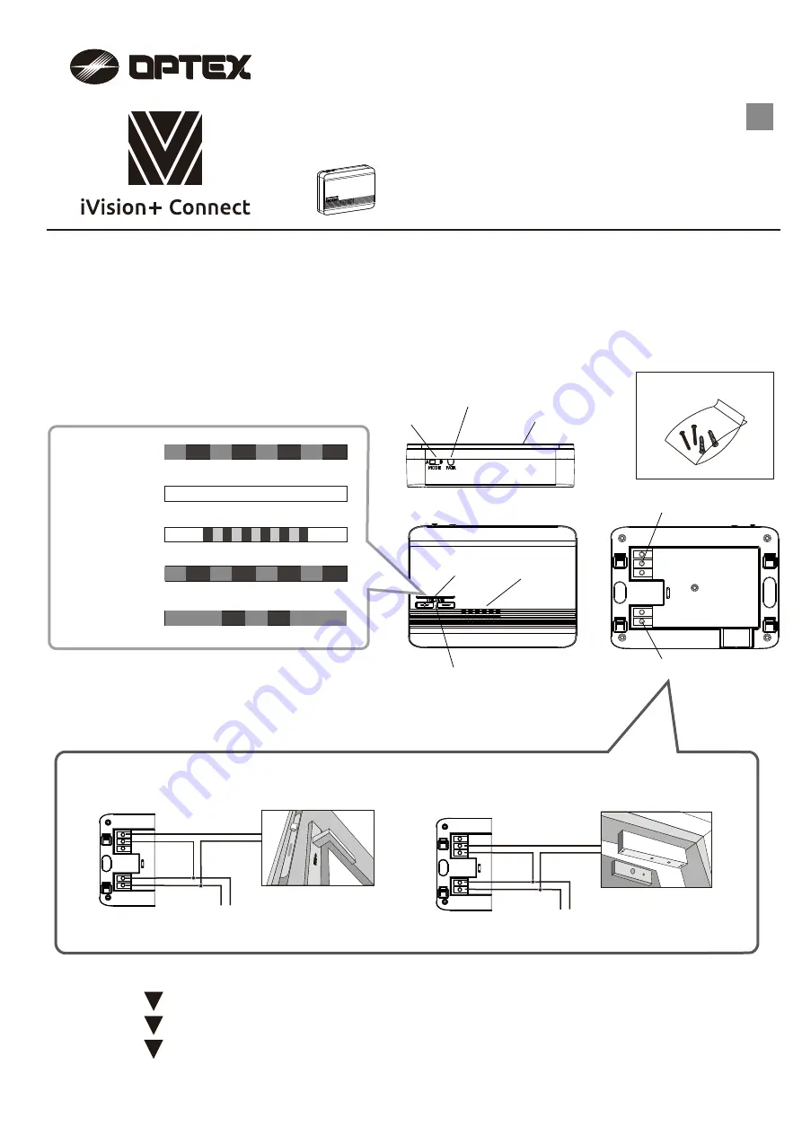 Optex IVPC-DI Installation Manual Download Page 1