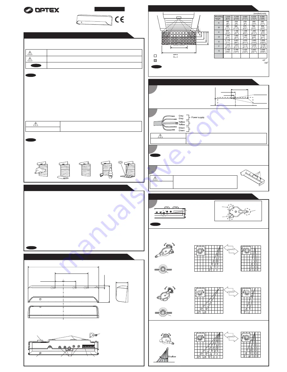 Optex OA-4500S Installation Manual Download Page 1