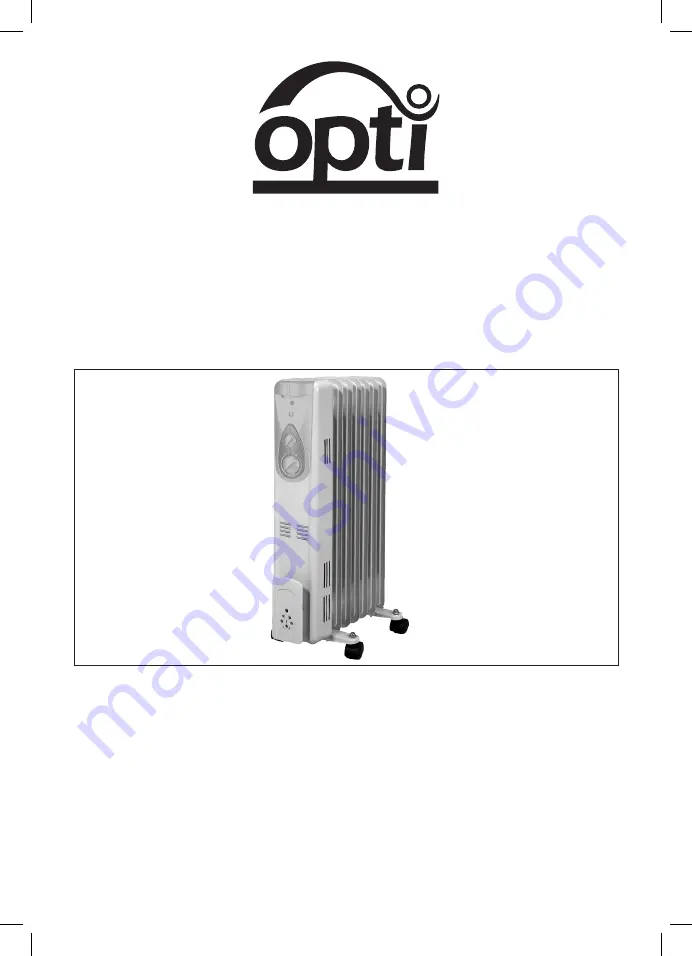 OPTi OS-1607 Operating Instructions Manual Download Page 1