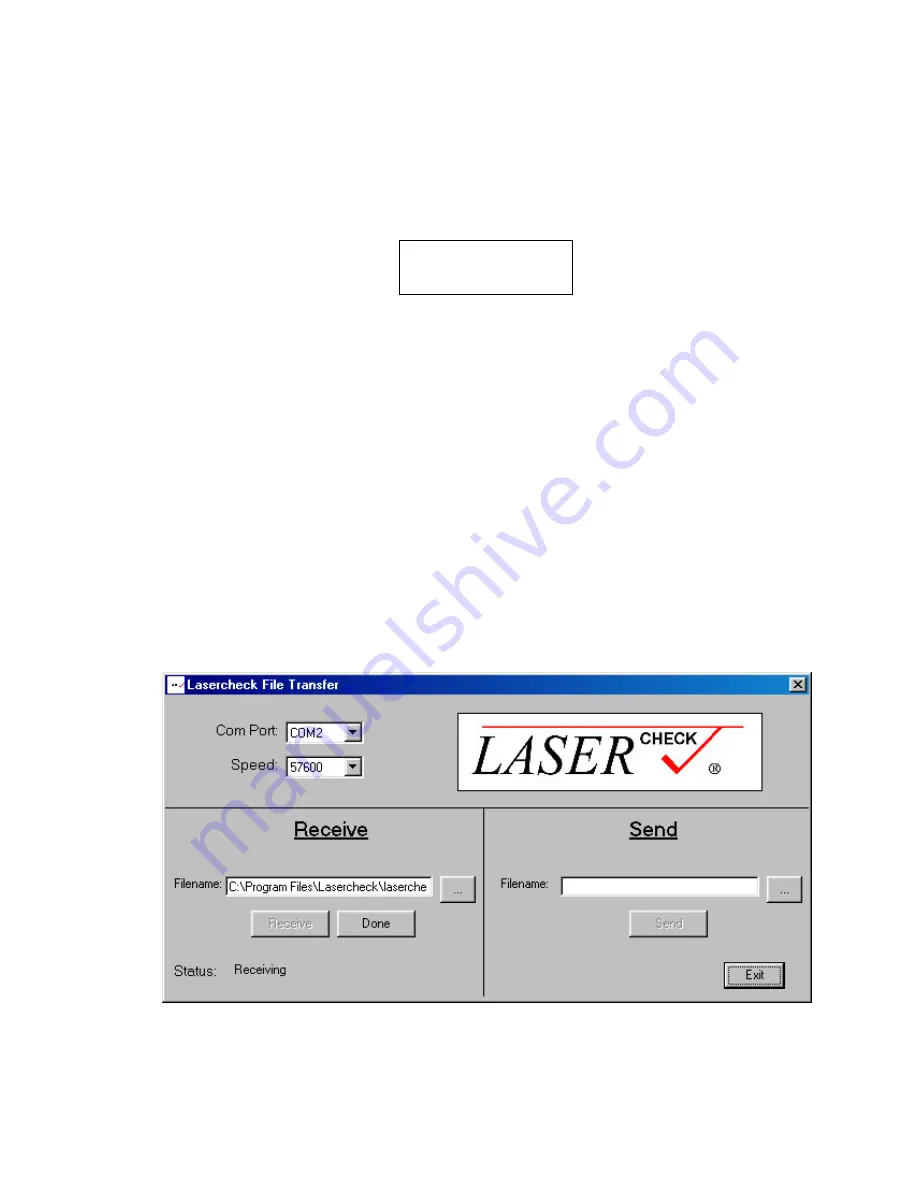 Optical dimensions LASER CHECK 6212A Manual Download Page 22