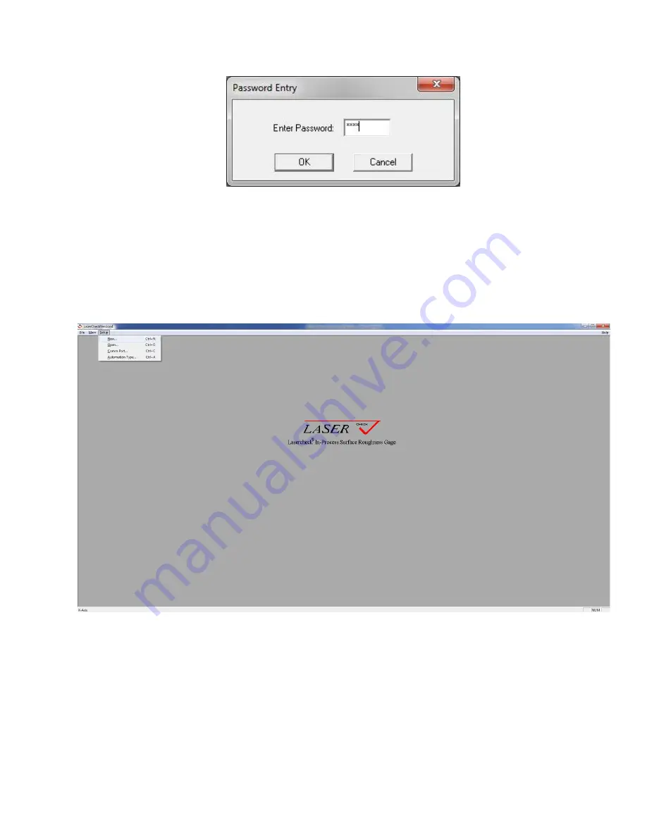 Optical dimensions LASER CHECK 6212A Manual Download Page 28