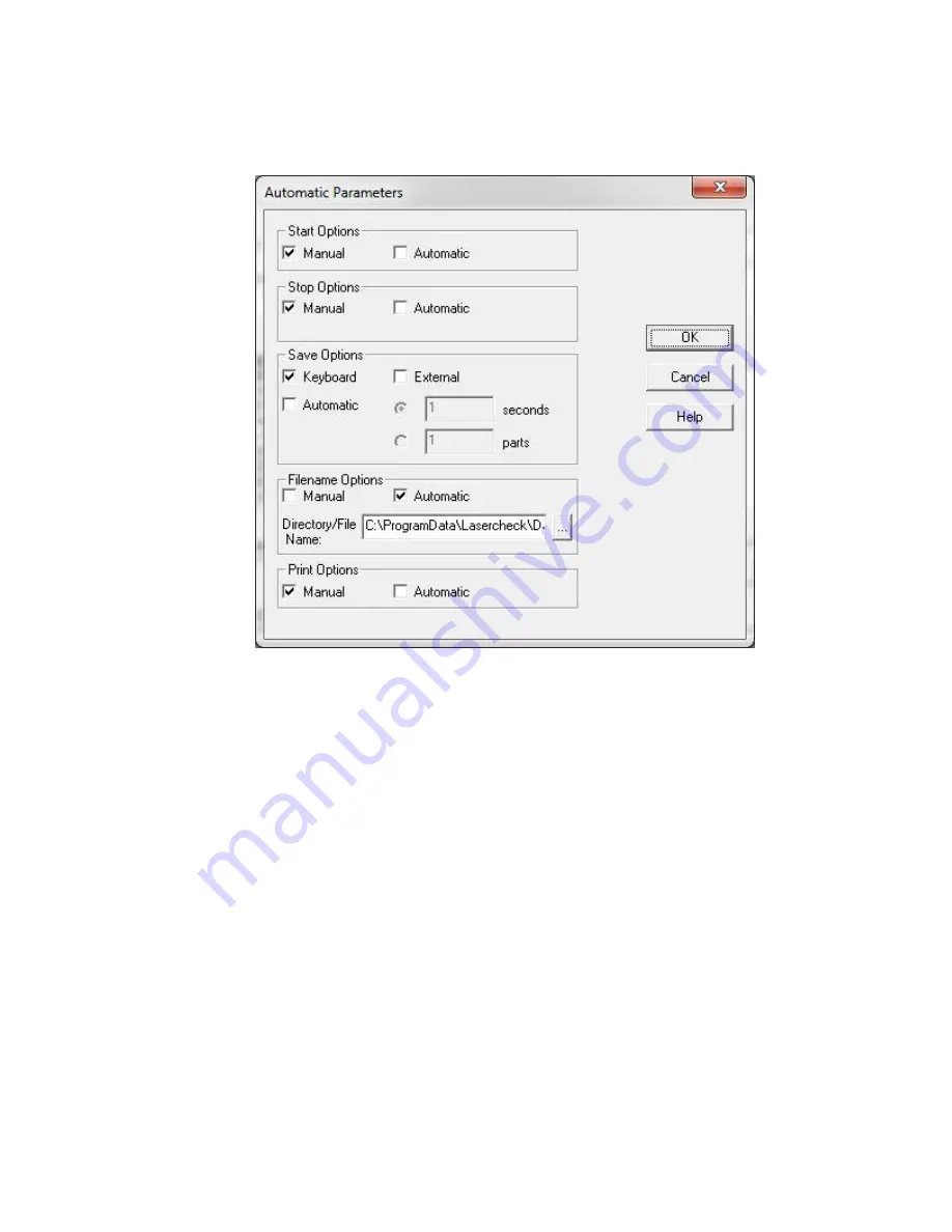 Optical dimensions LASER CHECK 6212A Manual Download Page 34