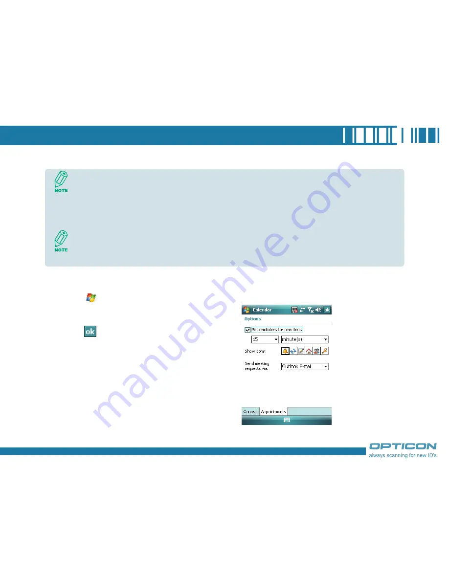 Opticon H-19 Manual Download Page 45