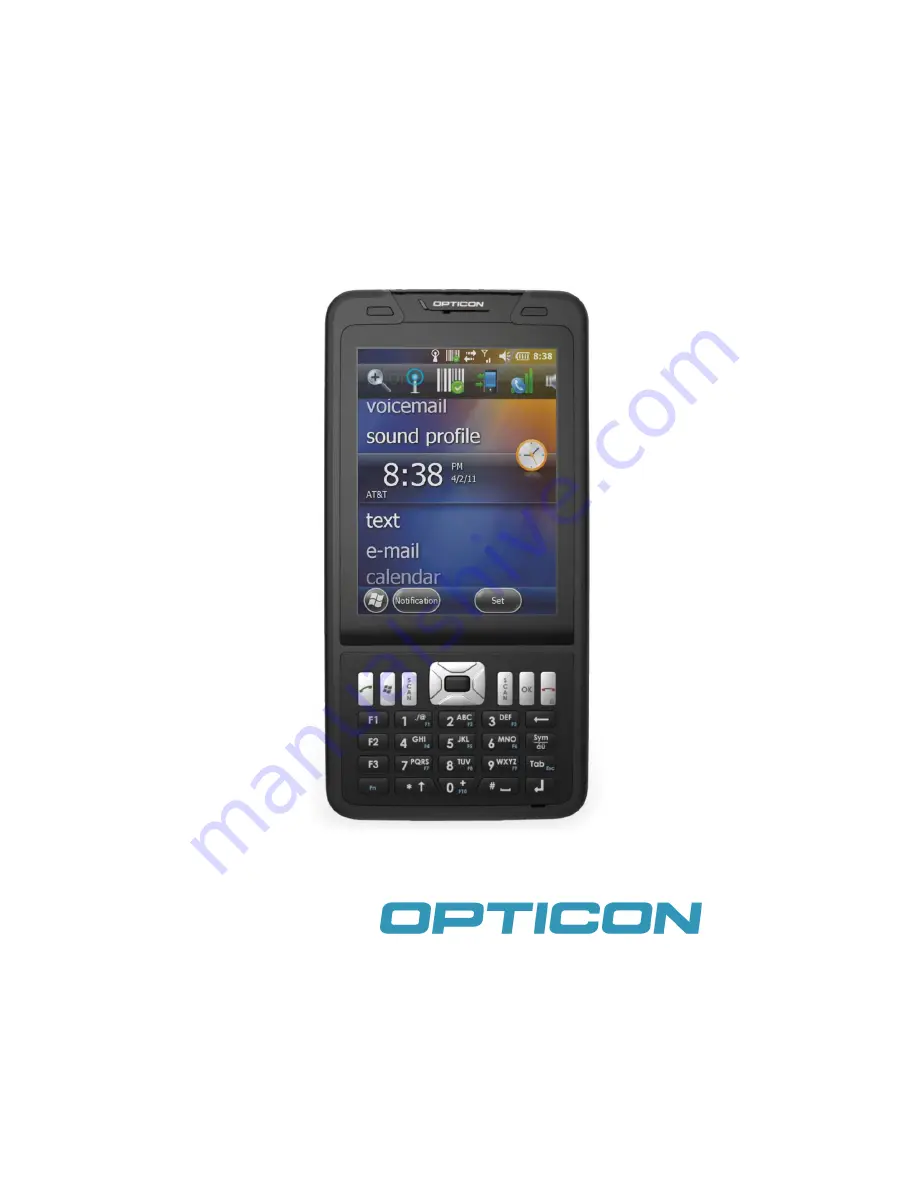 Opticon H22 User Manual Download Page 1