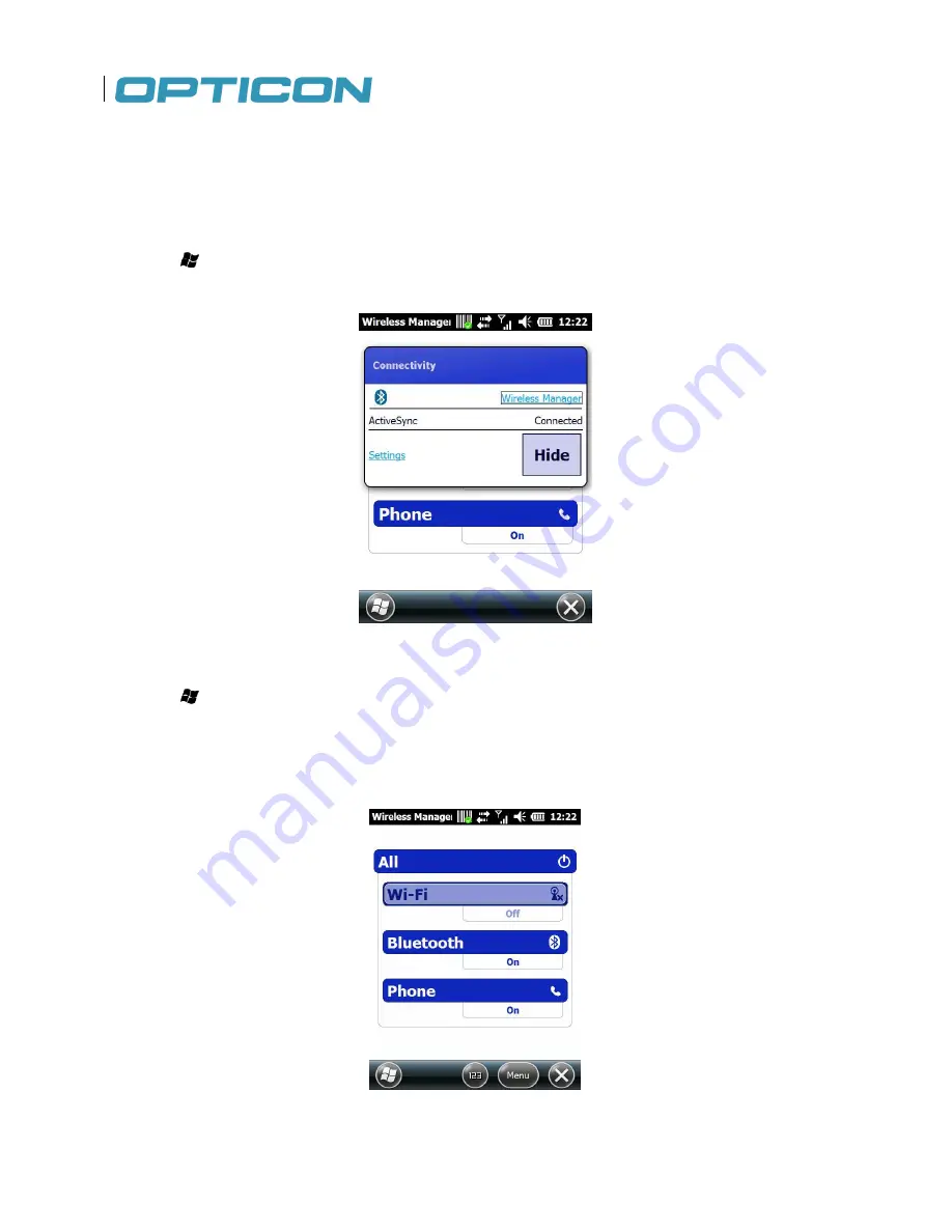 Opticon H22 User Manual Download Page 80