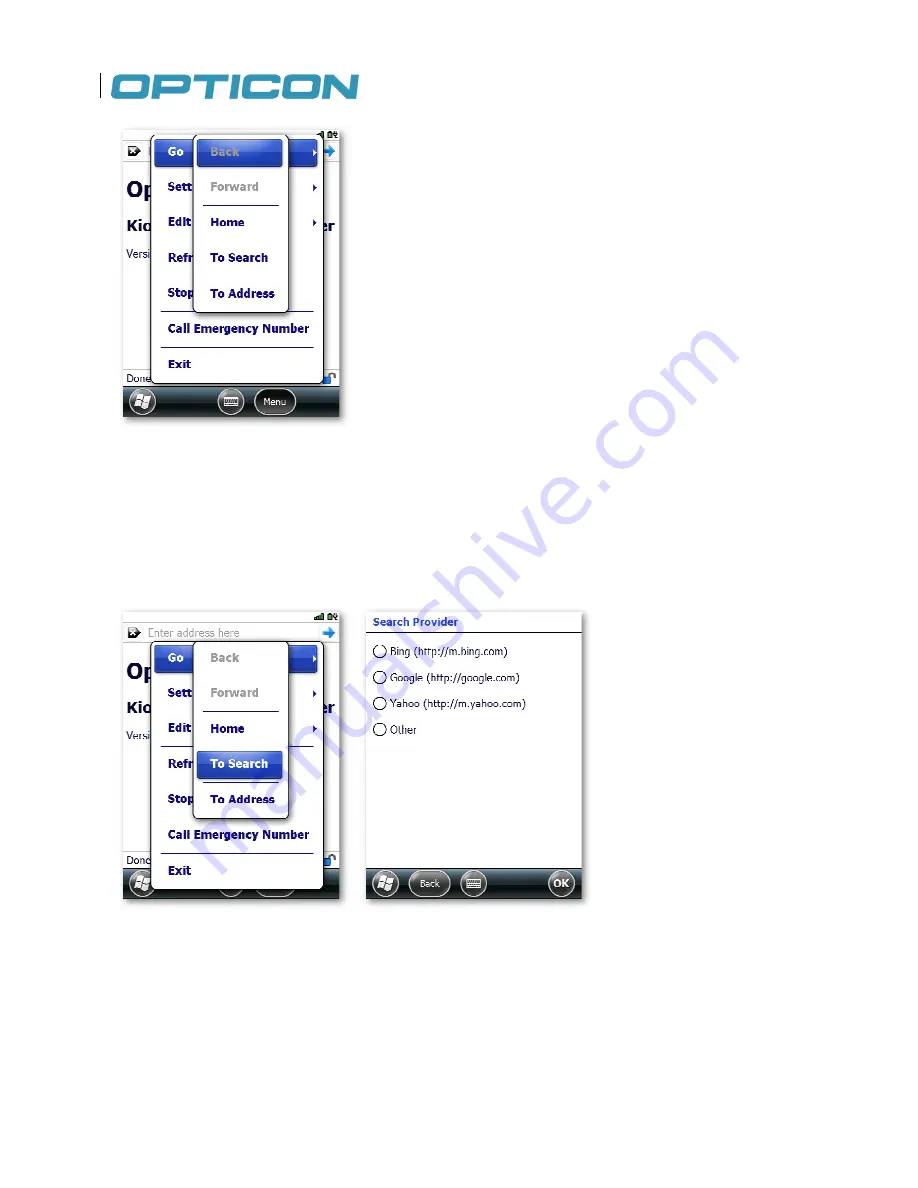 Opticon H22 User Manual Download Page 90