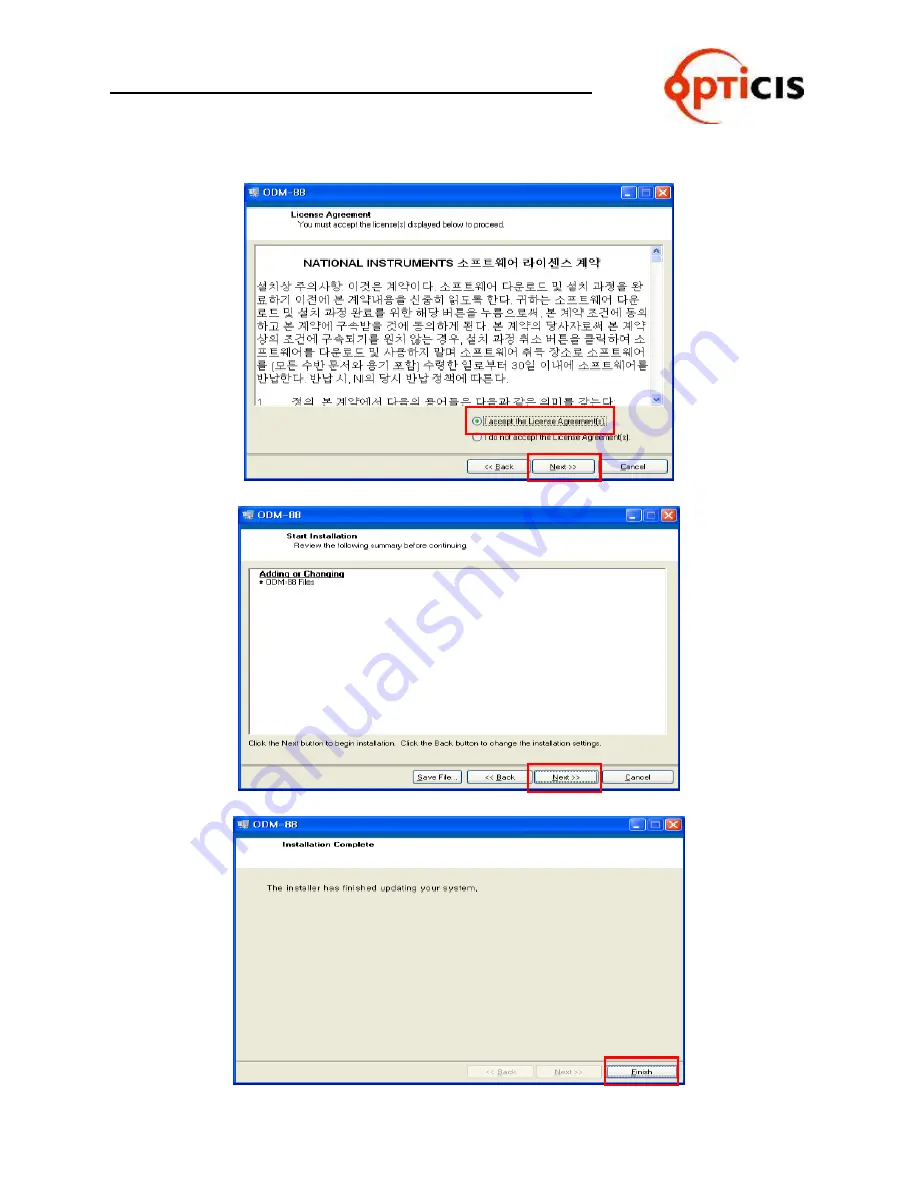 Optics ODM- 88 User Manual Download Page 36