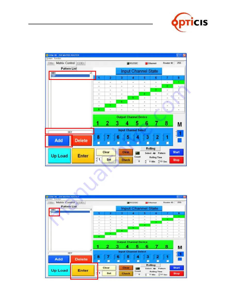 Optics ODM- 88 User Manual Download Page 61