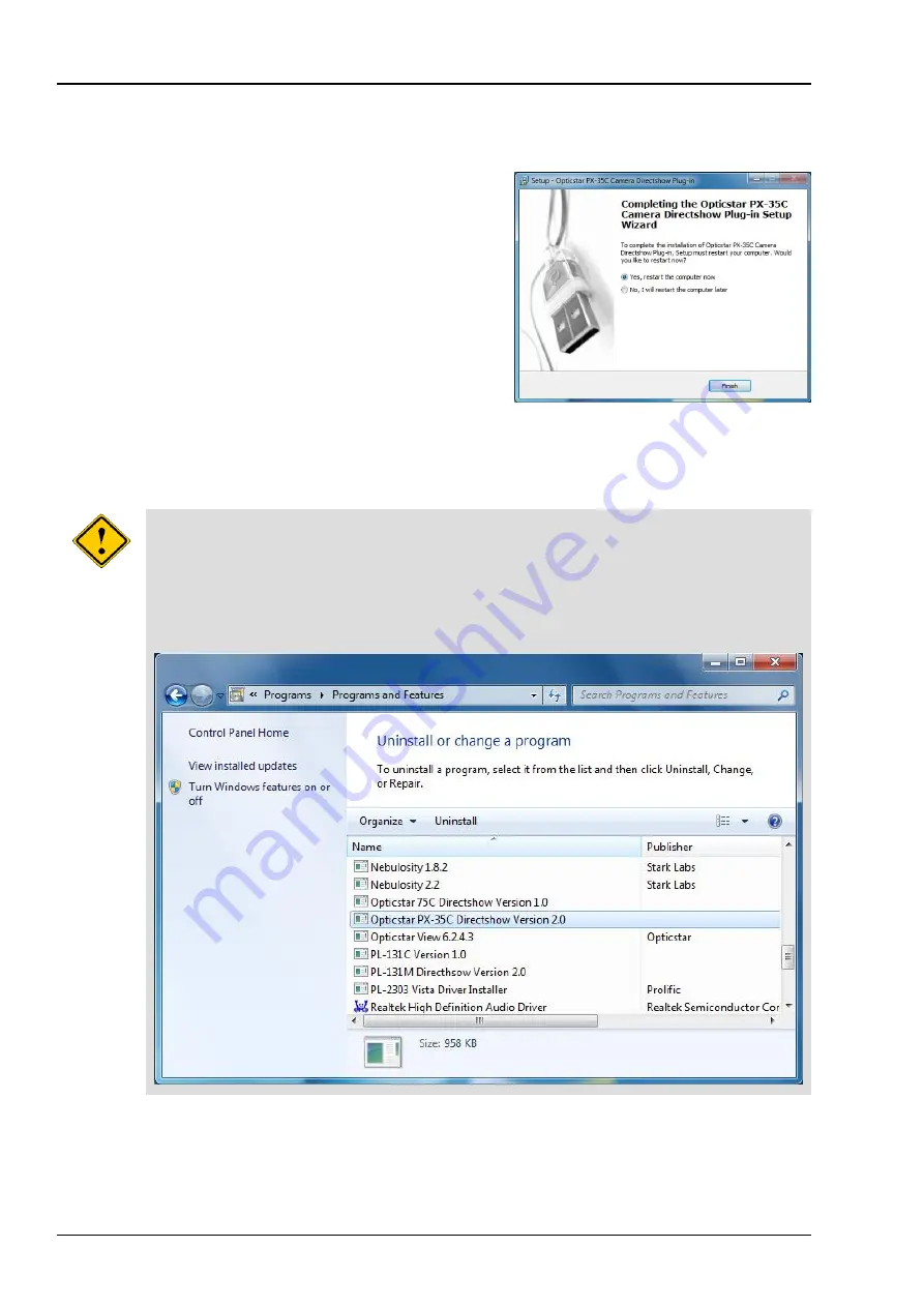 Opticstar PX-35C COOLAIR Setup Manual Download Page 7