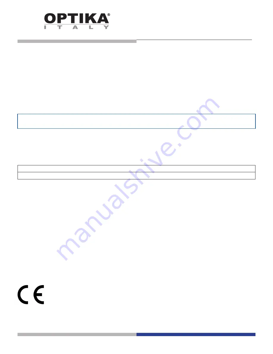 Optika 4083.13H Instruction Manual Download Page 1