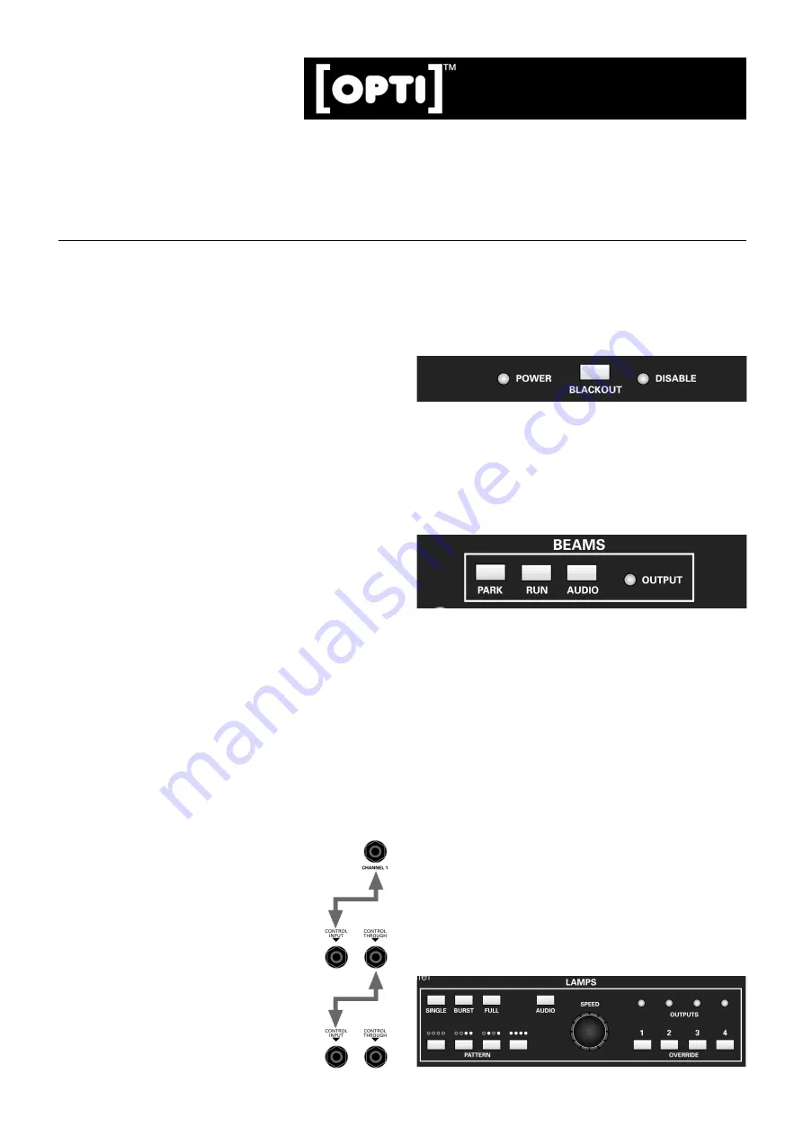 Optikinetics OPTI Operating Instructions Download Page 1