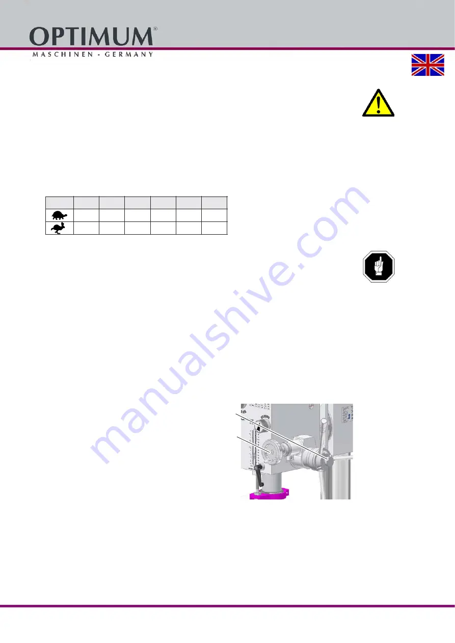 OPTIMUM Maschinen 3034355 Скачать руководство пользователя страница 70