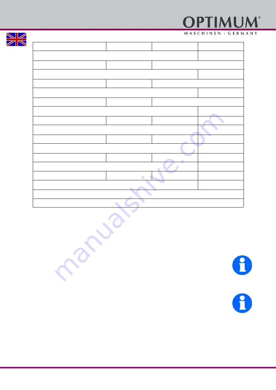 Optimum 302 0420 Operating Manual Download Page 79