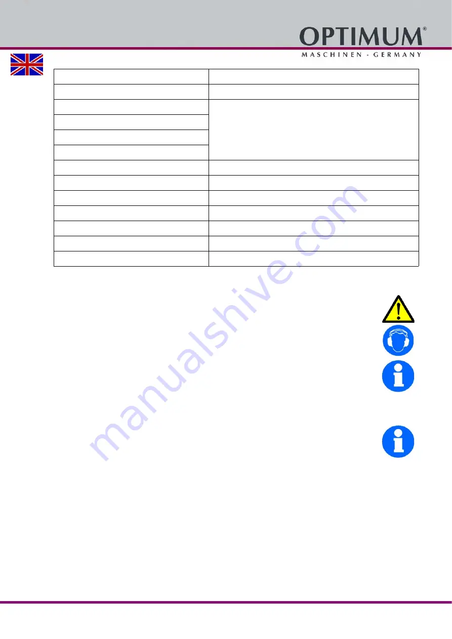 Optimum 3020640 Operating Manual Download Page 13