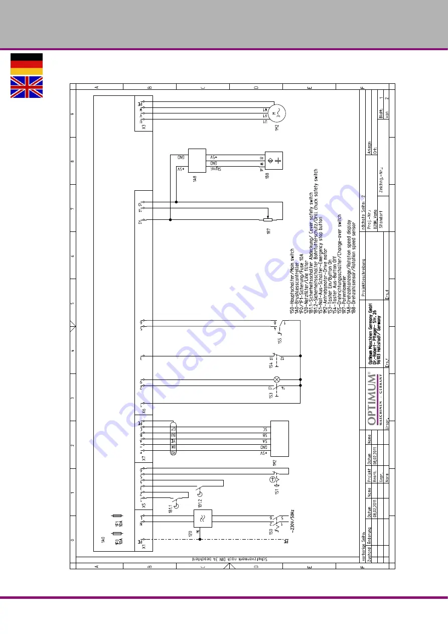 Optimum B 24 H Operating Manual Download Page 87