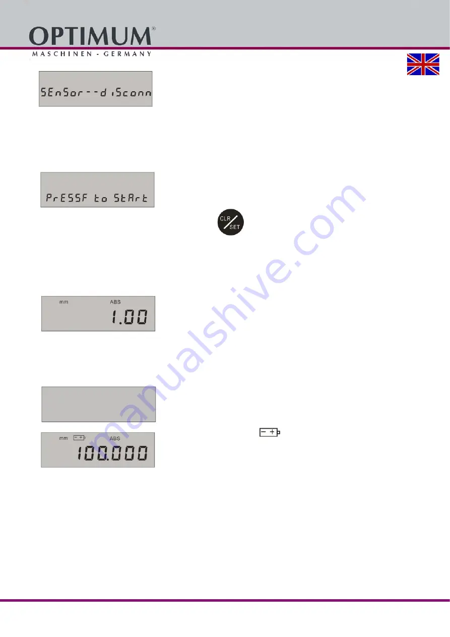 Optimum DRO1 Скачать руководство пользователя страница 34