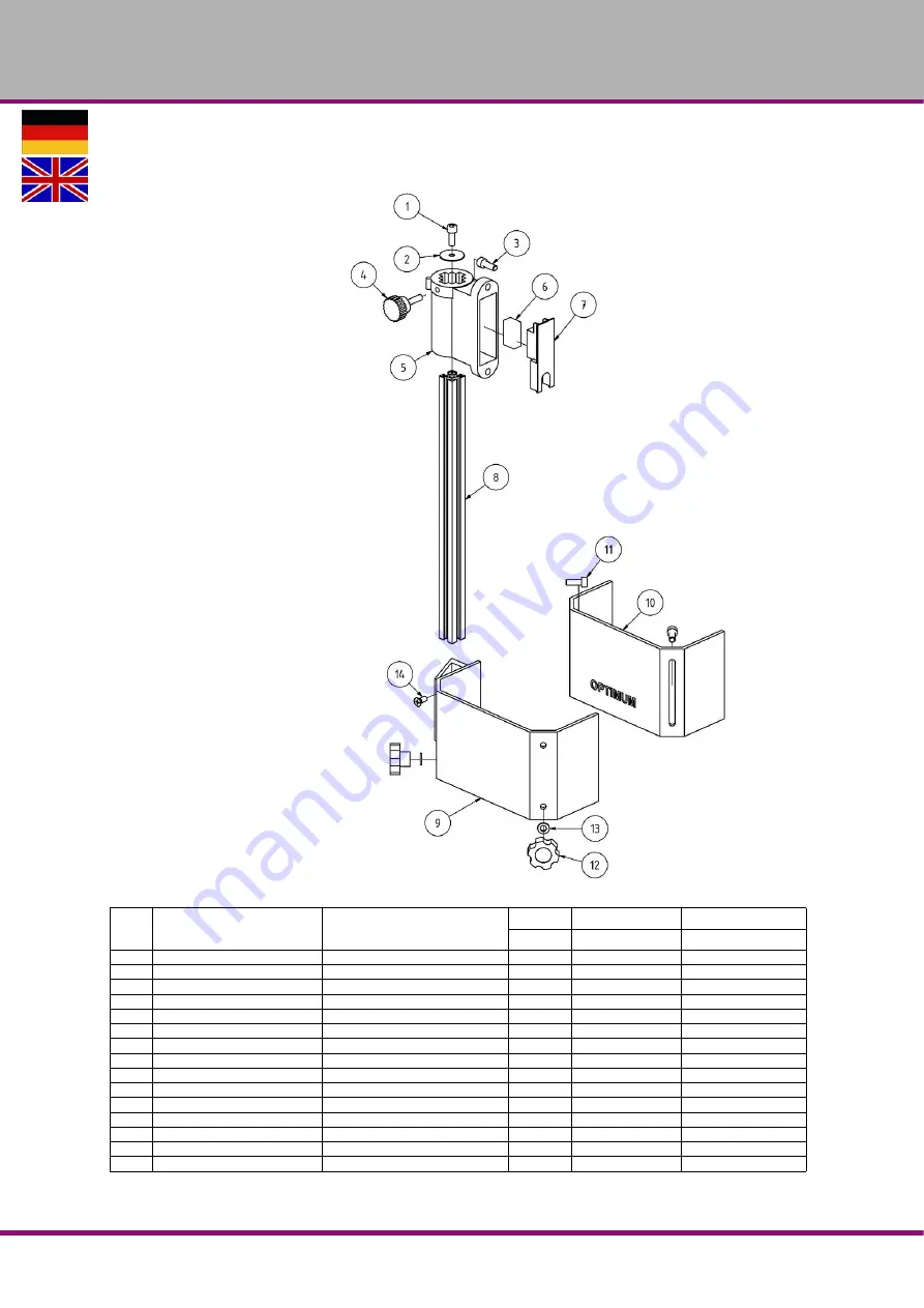 Optimum OPTIDRILL B 17PRO Скачать руководство пользователя страница 63