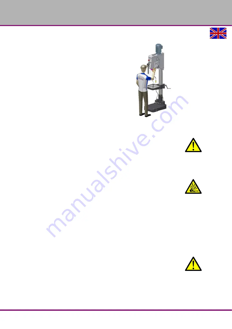 Optimum OPTidrill DH 26GTV Operating Manual Download Page 14