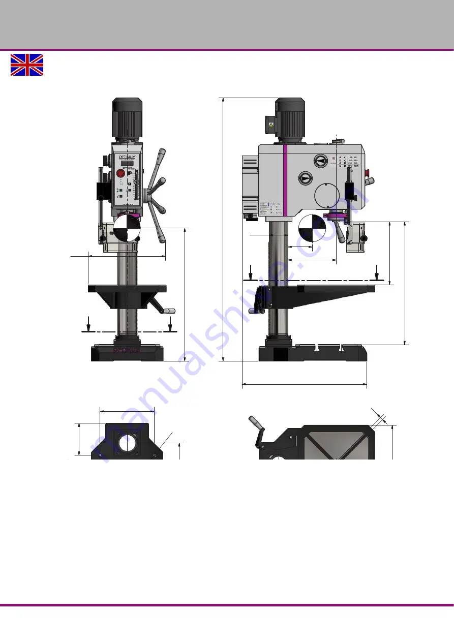 Optimum OPTidrill DH 26GTV Operating Manual Download Page 23