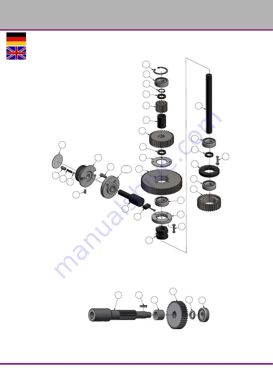 Optimum OPTidrill DH 26GTV Operating Manual Download Page 67