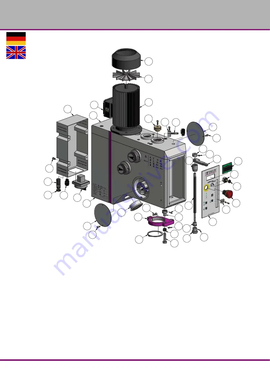 Optimum OPTidrill DH 26GTV Operating Manual Download Page 69