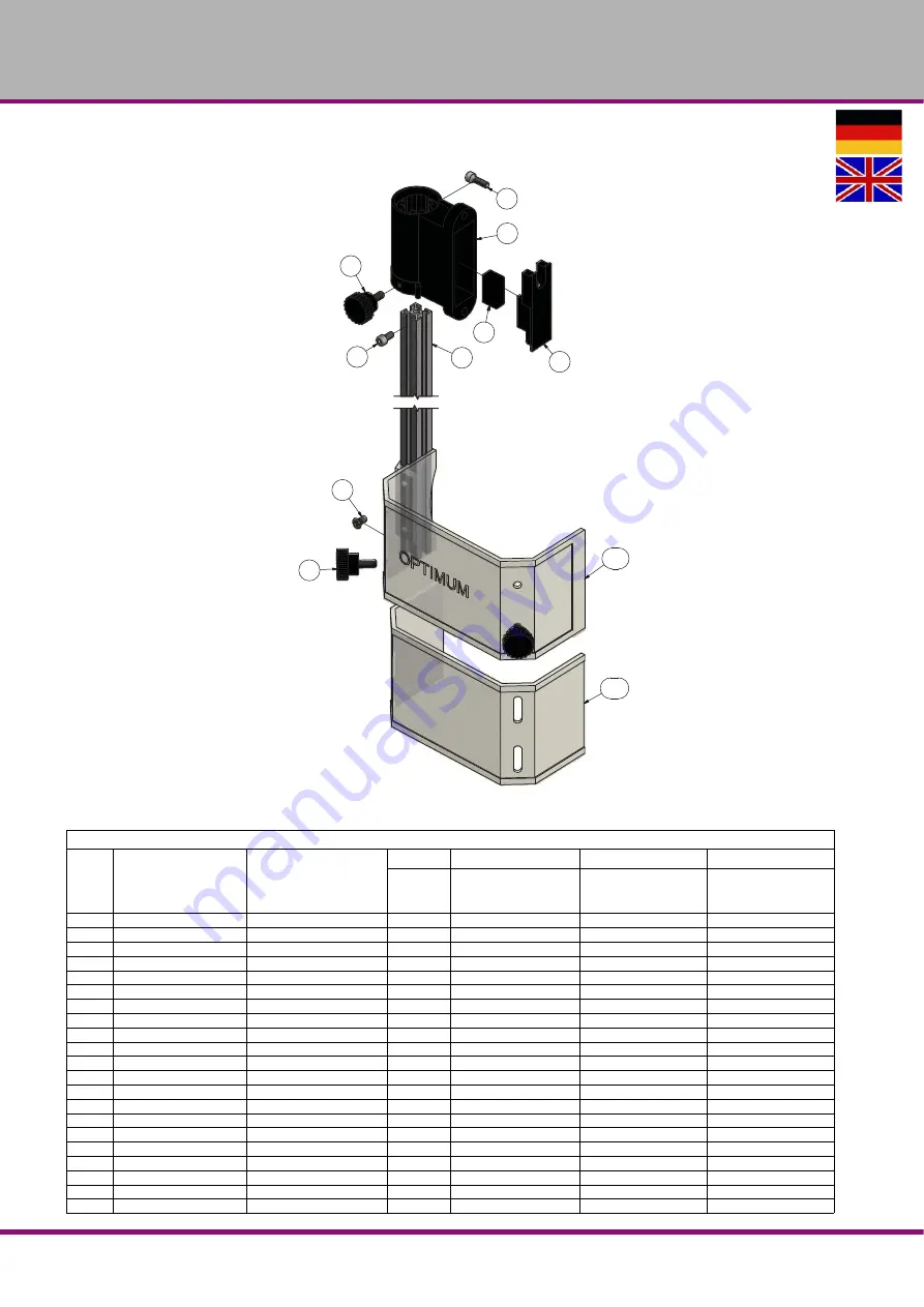 Optimum OPTidrill DH 26GTV Скачать руководство пользователя страница 70