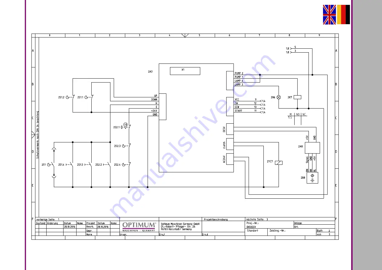 Optimum OPTidrill DH 26GTV Скачать руководство пользователя страница 105