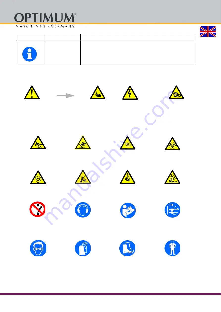 Optimum OptiDrill DQ 14 Operating Manual Download Page 6