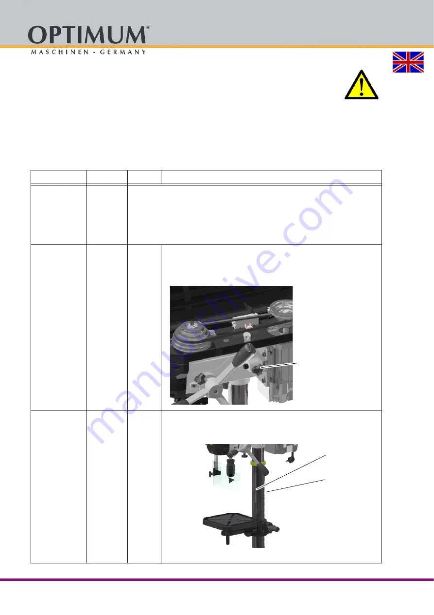 Optimum OptiDrill DQ 14 Скачать руководство пользователя страница 34