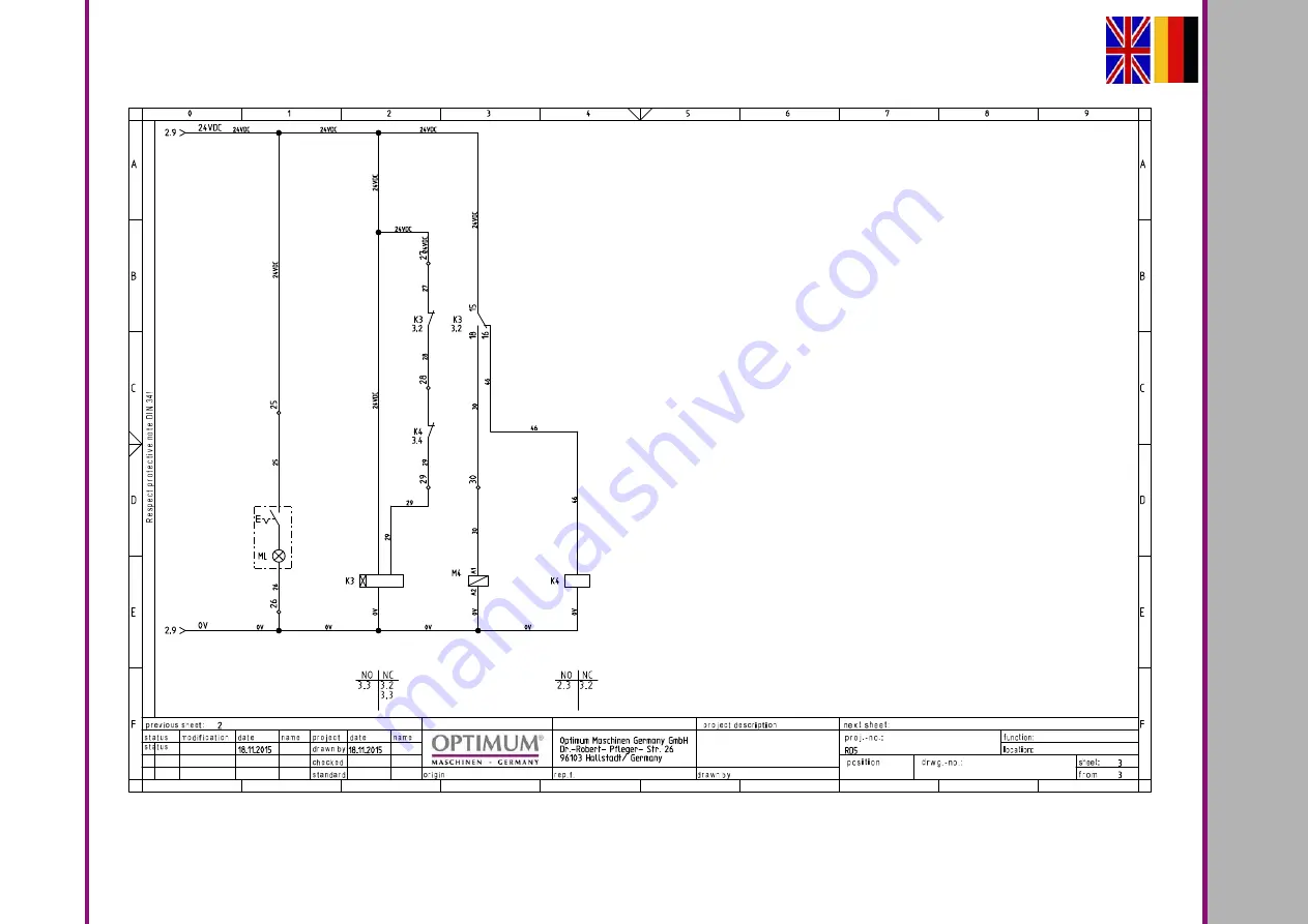 Optimum OPTIdrill RD 5 Operating Manual Download Page 71