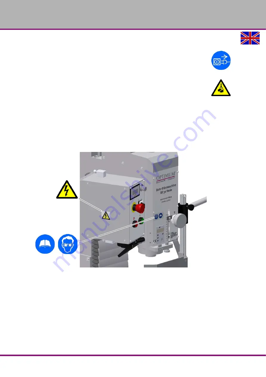 Optimum Optimill BF 30V Скачать руководство пользователя страница 16