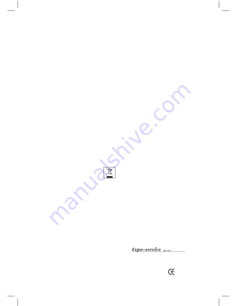 Optimum PR-0850 Operating Instructions Manual Download Page 18