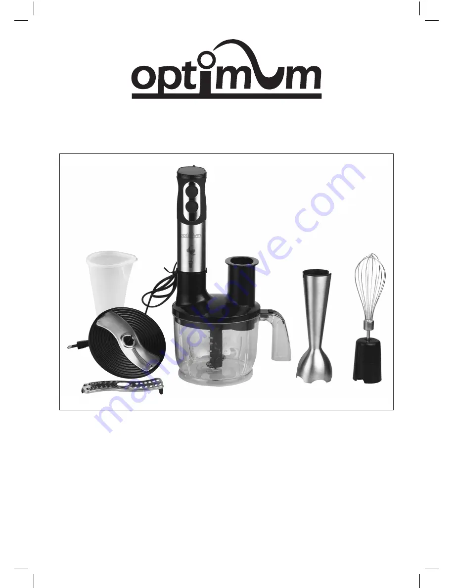 Optimum RK-1240 Operating Instructions Manual Download Page 1