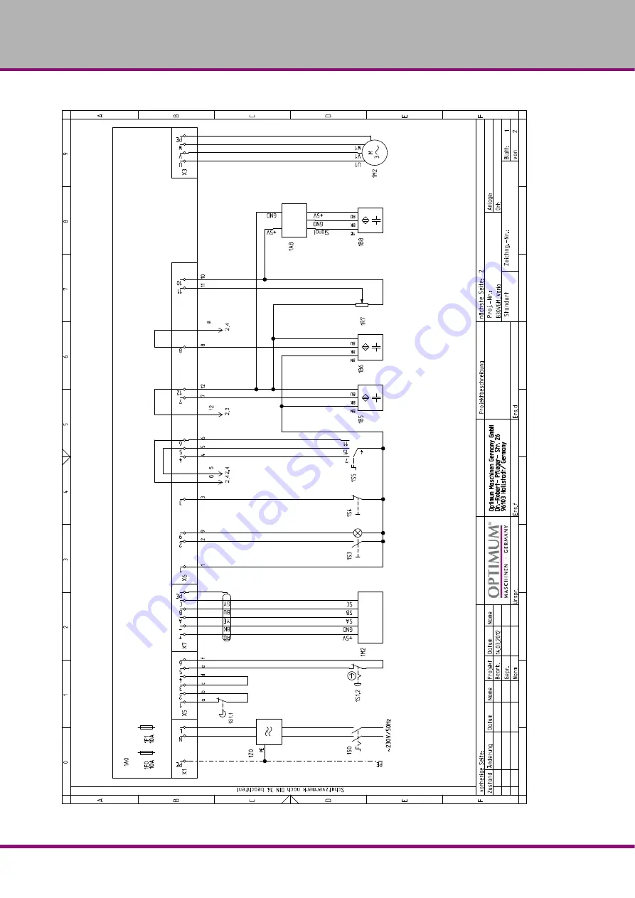 Optimum Vario Select OptiDrill B 30VGM Operating Manual Download Page 60