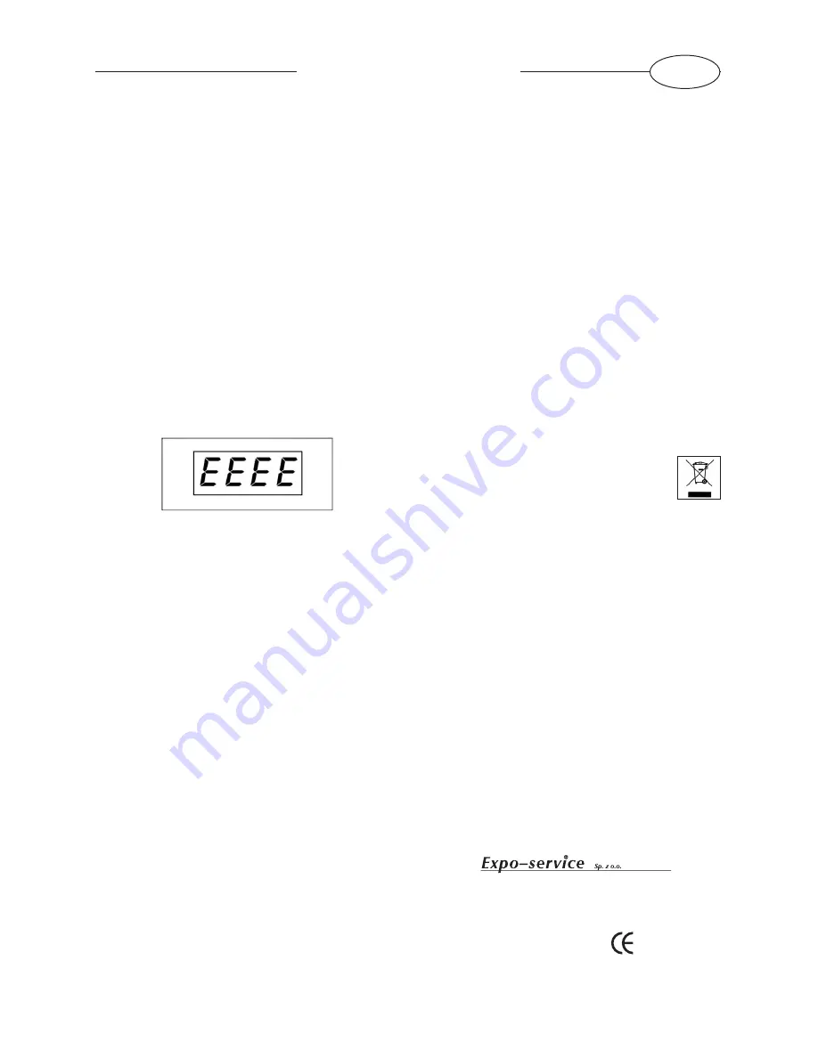 Optimum WG-0020 Operating Instructions Manual Download Page 8