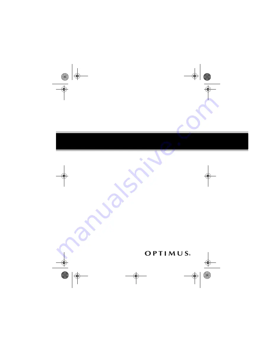 Optimus 14-1255 Owner'S Manual Download Page 1