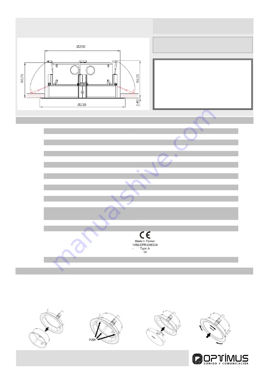 Optimus A-266EN Instruction Manual Download Page 1