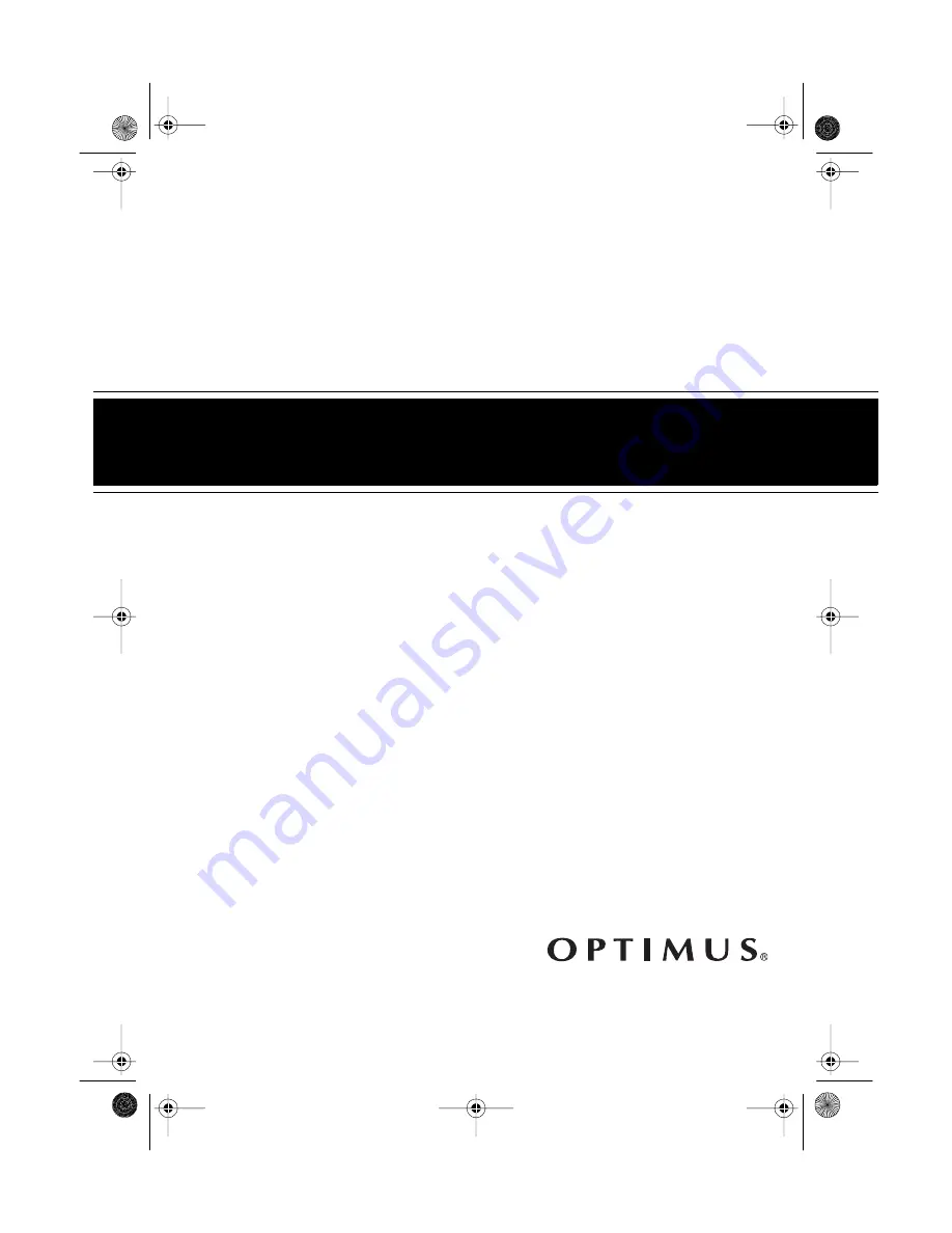 Optimus CD-3520 Owner'S Manual Download Page 1