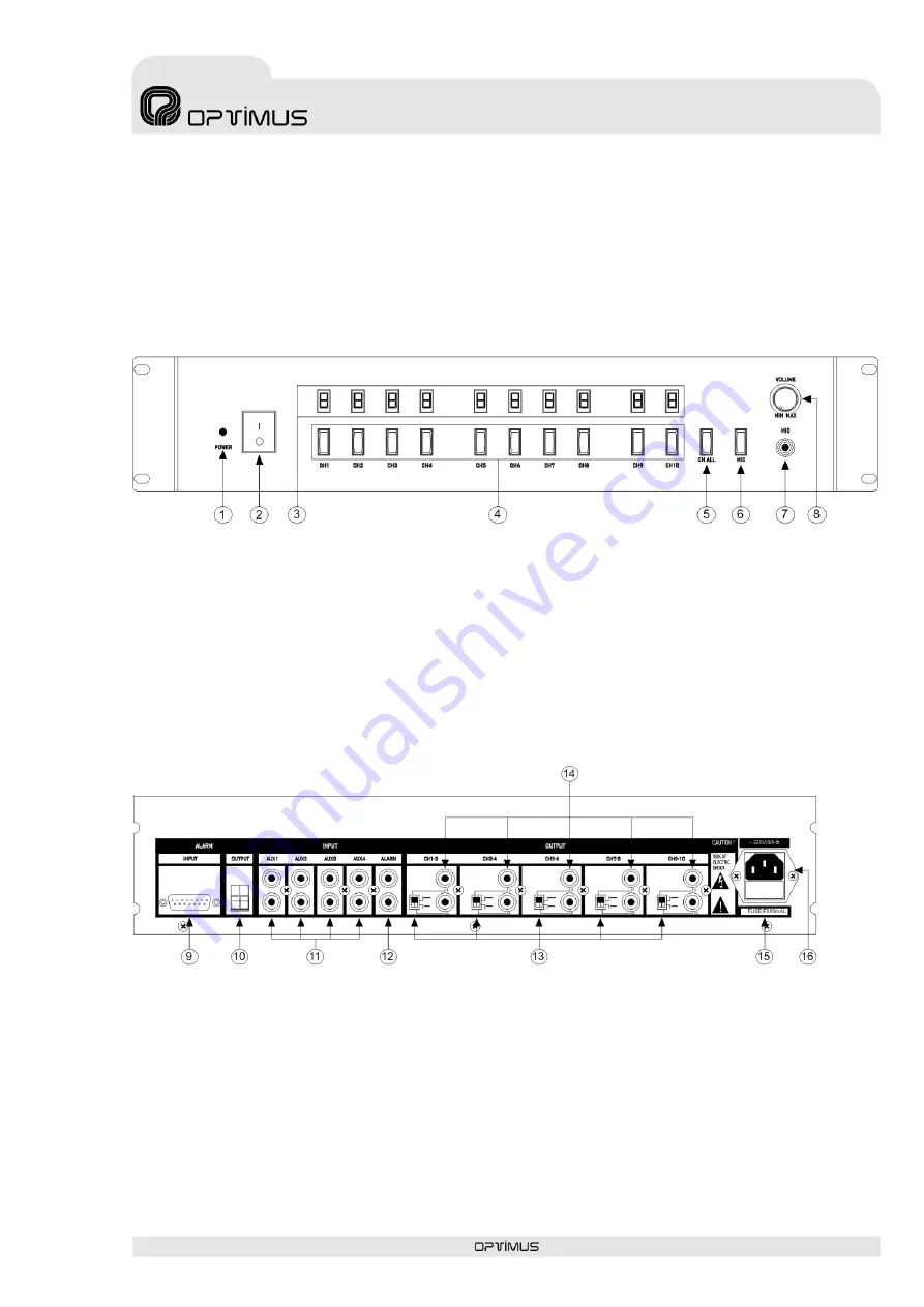 Optimus MA-410 Installation And Operating Instructions Manual Download Page 11