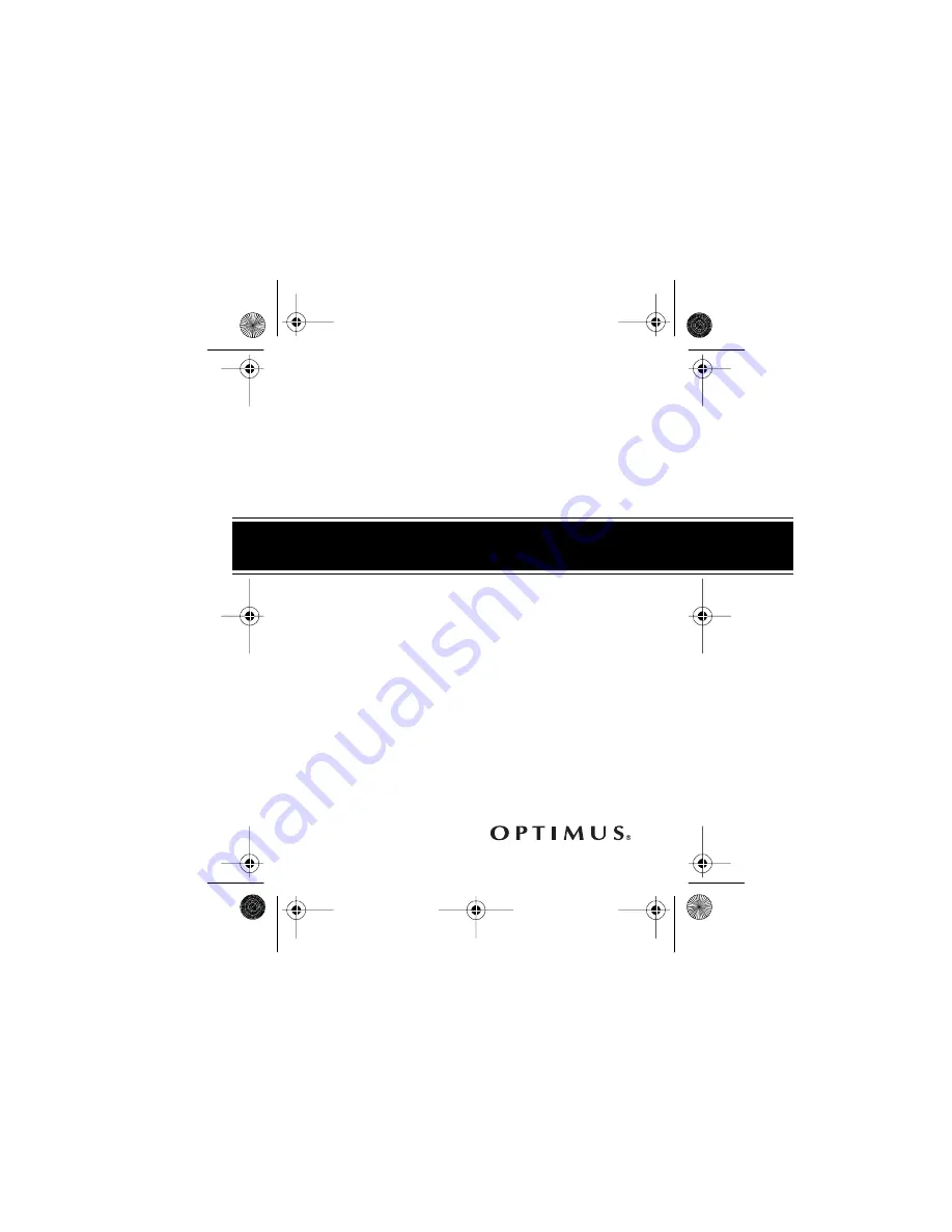 Optimus SCP-94 Owner'S Manual Download Page 1