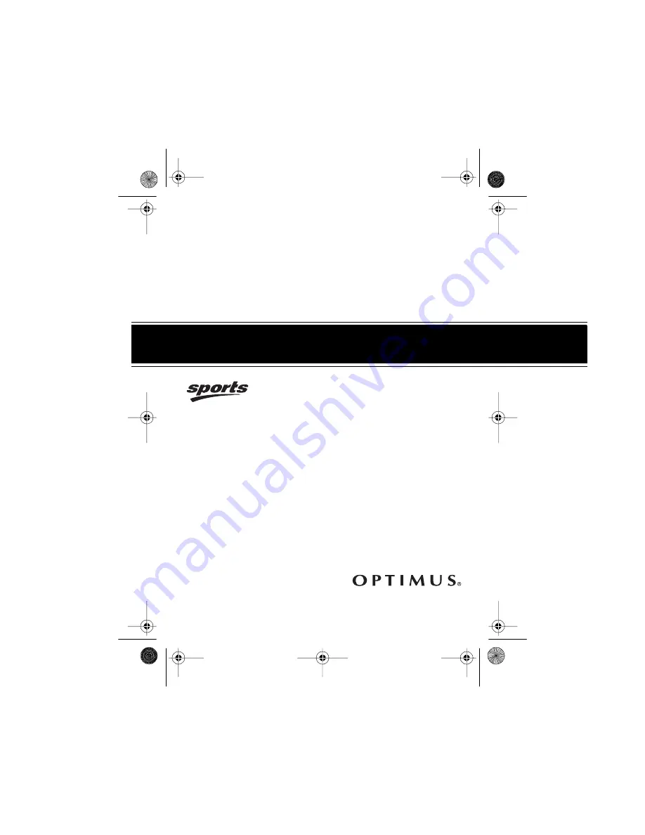 Optimus Sports 14-1098 Скачать руководство пользователя страница 1