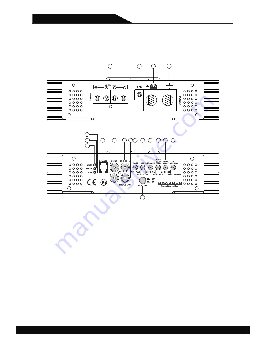 Option Audio OAX2000 Скачать руководство пользователя страница 4