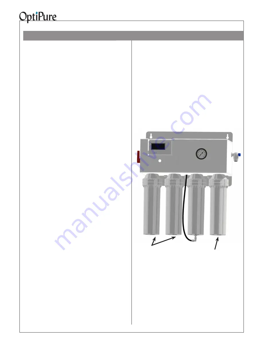 OptiPure OP175 Installation, Operation & Maintenance Manual Download Page 14