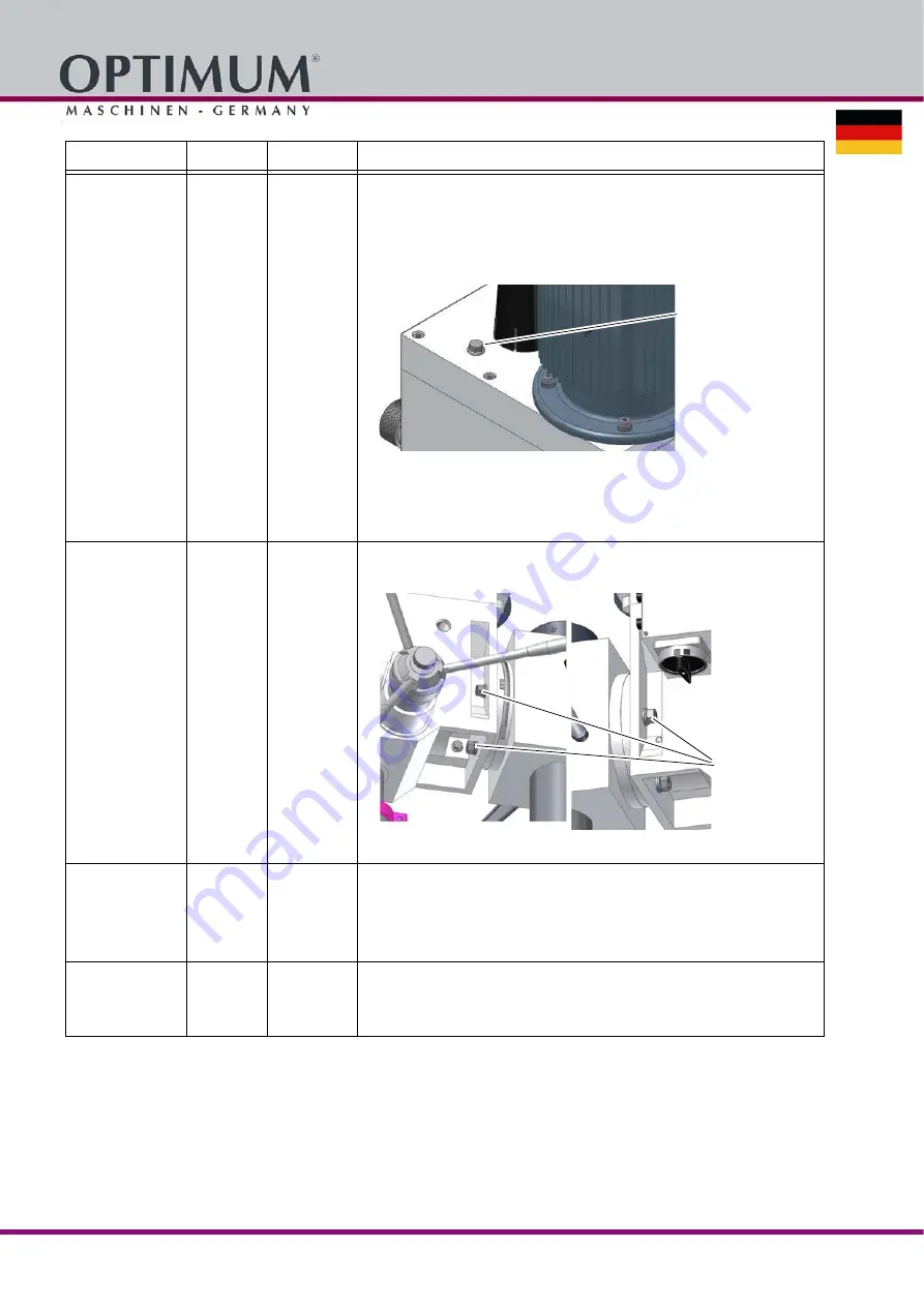 Optium OPTI drill DH 40CT Operating Manual Download Page 42