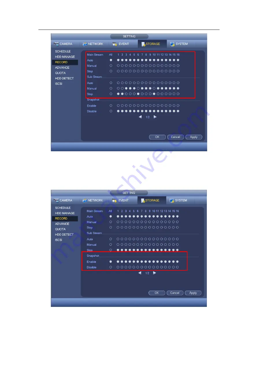 Optiview Advanced 1080P User Manual Download Page 190