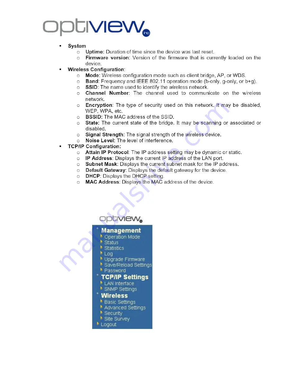 Optiview Enterprise Series Product Manual Download Page 27