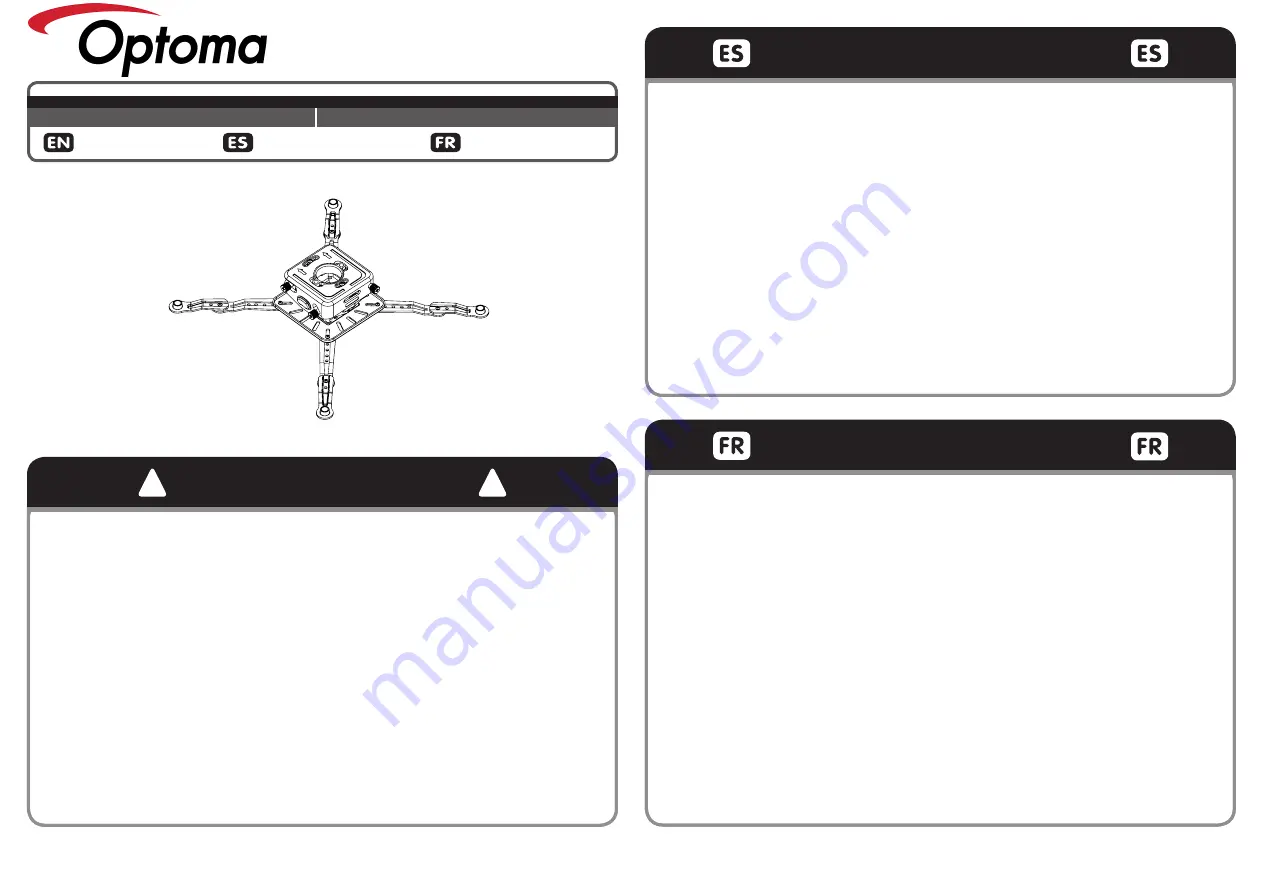 Optoma BM-9004U Instruction Manual Download Page 1