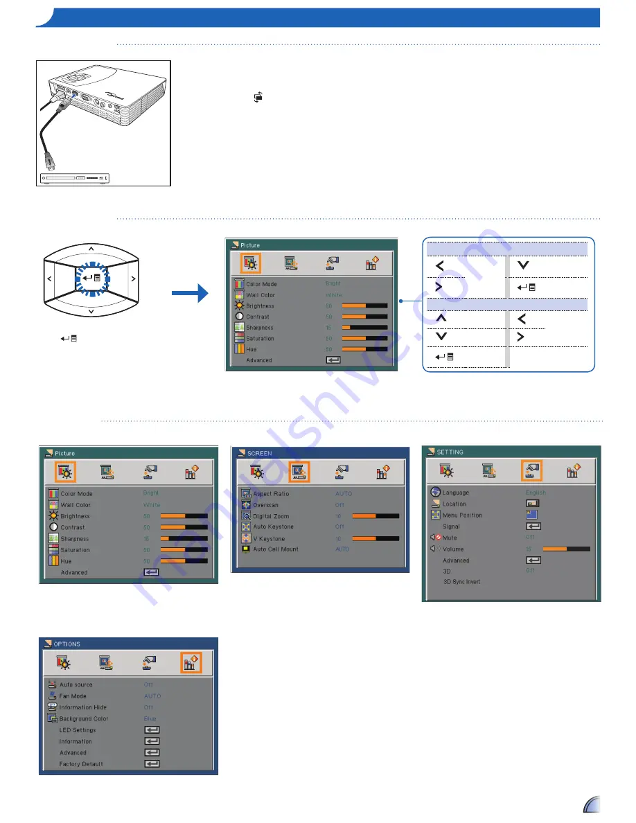 Optoma EcoBright TL50W User Manual Download Page 19